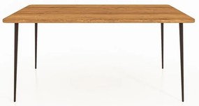 Jedálenský stôl z dubového dreva 200x90 cm Kula - The Beds
