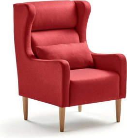 Kreslo LUCKY, čalúnenie Medley, červenohnedá