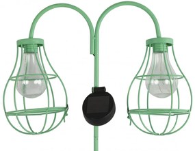 Solárna LED lampa Lomax zelená 100 cm