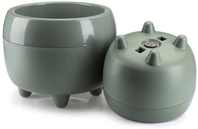 PLASTOVÝ KVETINÁČ BOTANICA 30X24 CM ZELENÁ