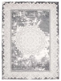 Dekorstudio 3D Vintage koberec Patin - vzor 8058 sivý Rozmer koberca: 80x150cm