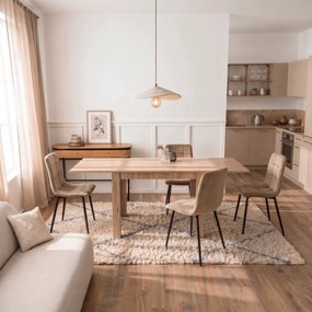 Vintino Rozkladací jedálenský stôl FELIX 80-160 cm – dub artisan