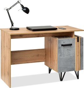 PC stolík Suspendera SH09 (dub + čierna). Akcia -20%. Vlastná spoľahlivá doprava až k Vám domov. 1137294