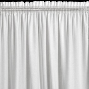 ZÁVES NA PÁSKE ERIS 140X270 CM BIELA