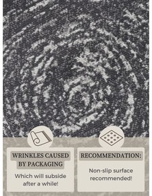 Sivý okrúhly koberec ø 120 cm Gloria Cavallo – Hanse Home