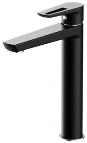 Cersanit S951-356 - Umyvadlová batéria MILLE 27 cm čierna + výpusť