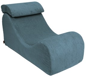 MeowBaby® Detské dizajnové kreslo Wave Turquise