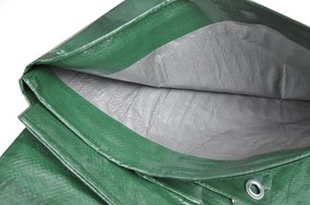 Bestent Krycia plachta zeleno - strieborná 8x12 m 130 g/m2