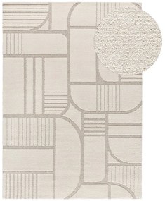 Krémovobiely koberec 120x170 cm Snowy – Universal