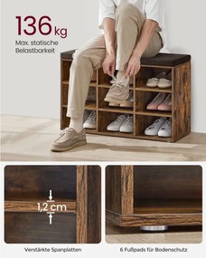 Botník so sedením LHS009B01