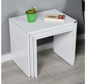 Adore Furniture SADA 3x Konferenčný stolík biela 479ADR1125