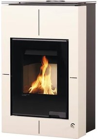 Krbové kachle s výmenníkom HS Flamingo AQUAFLAM VARIO SAPORO 11/7kW krémové