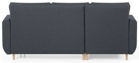 Rozkládací rohová sedací souprava DORIS Šedá