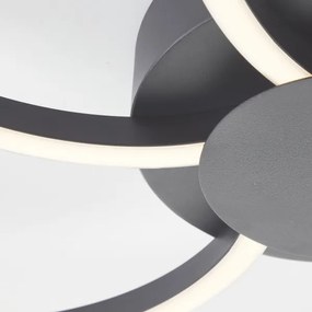 Brilliant - LED Stropné svietidlo FICO LED/32W/230V pr. 65 cm čierna
