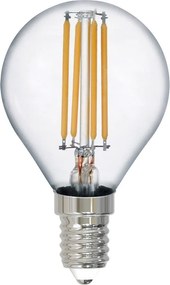 Teplá biela filamentová žiarovka E14, 2 W Tropfen – Trio