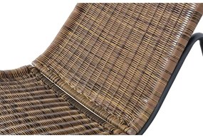 Ratanové záhradné hojdacie kreslo WOOOD Tom