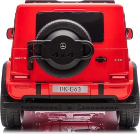 LEAN CARS Mercedes G63 XXL Red 4x4 Auto na batérie
