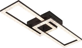 Toolight Toolight, stropné LED svietidlo 610x200 mm, 12W, 4000K, 1000lm, čierna matná, G155-C, OSW-06409