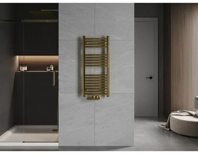 Mexen Ares, vykurovacie teleso 900x400 mm, 246 W, zlatá lesklá, W102-0900-400-00-50