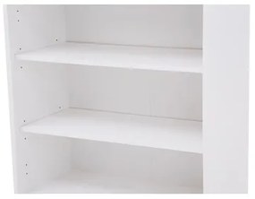 Biely regál OPTI výška 85 cm