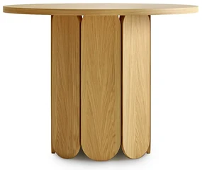 Jedálenský stôl v dubovom dekore Woodman Soft, ø 98 cm