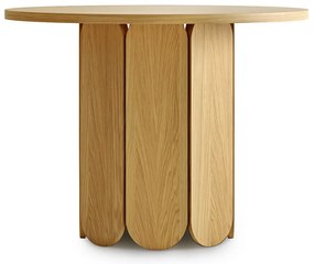 Jedálenský stôl v dubovom dekore Woodman Soft, ø 98 cm
