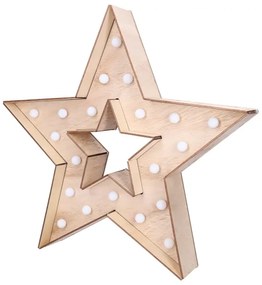 Brilagi - LED vianočná dekorácia LED/2xAA 38x40 cm hviezda