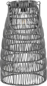 Set dvoch solárnych lampášov sivý PLA102 GREY (2 ks)