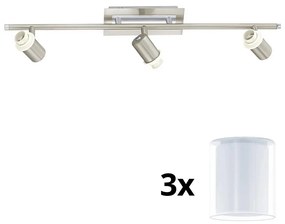Eglo - LED Bodové svietidlo MY CHOICE 3xE14/40W/230V chróm/biela