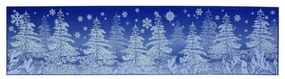 Vianočná nálepka Zimný les 64 x 15 cm