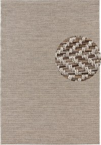 ELLE Decoration, Kusový koberec Brave 103615 natural Brown z kolekcie Elle – na von aj na doma, 160x230, béžová, chodba / predsieň