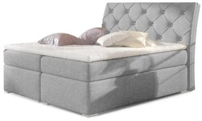 Boxspingová posteľ Marvin, ružová 160x200cm (kronos 29/BLN 04)