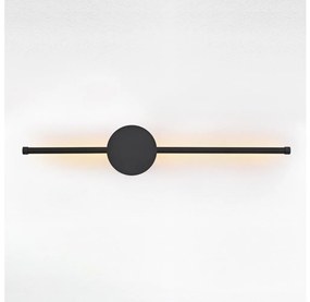 Brilagi - LED Nástenné svietidlo LUGO DUE LED/9W/230V čierna WO-DIY-02-BLK