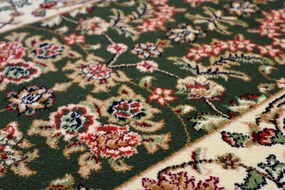 Berfin Dywany, AKCIA: 130x100 cm Behúň na mieru Anatolia 5378 Y (Green) - obšitý zo všetkých strán, zelená, chodba / predsieň