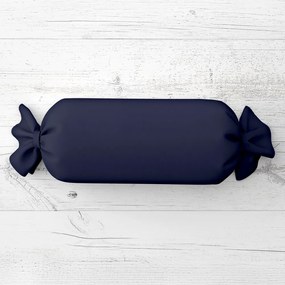 Biante Vankúš valec bonbon Rongo RG-055 Temne modrý 15x40 cm