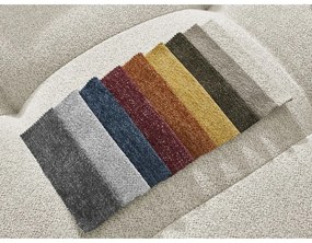 Biela ženilková rozkladacia/s úložným priestorom rohová pohovka (ľavý roh/s leňoškou) Roxelane – Bobochic Paris