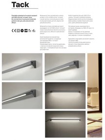 Redo 90242 - Vonkajšie LED svietidlo TACK IP65, 15 W, 230 V, 3000 K, antracit