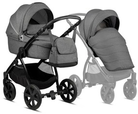 Kočík Noordi Fjordi 2022 2v1 Dark Grey