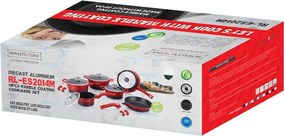 Royalty Súprava riadu ES2014M, 17-dielna, CLICK systém, čierna