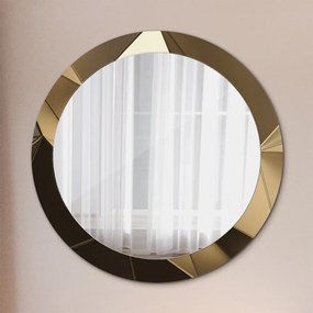 Okrúhle ozdobné zrkadlo Moderná abstrakcia fi 80 cm