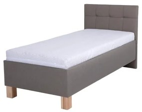 Čalúnená posteľ s úložným priestorom bez matraca MARIA ONE 90x200 cm taupe