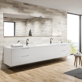 LED Kúpeľňové nástenné svietidlo SHINE LED/11W/230V 45 cm IP44 lesklý chróm