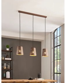 Eglo 99438 - Luster na lanku SEGEZIA 3xE27/40W/230V