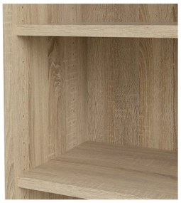 Modulárna knižnica v dekore duba v prírodnej farbe 89x189 cm Prima – Tvilum