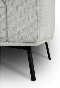 Svetlosivá ženilková rohová pohovka (ľavý roh/do L) Amsterdam – Scandic