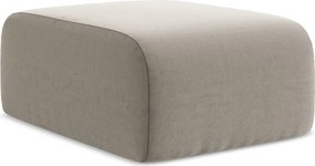 Svetlohnedá zamatová podnožka Lani – Makamii