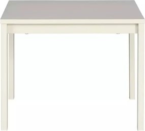 AKCIA Konferenčný stolík FROST 50x50 cm, krémový II. akosť