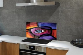 Nástenný panel  eye image 125x50 cm