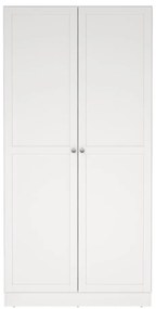 Biela šatníková skriňa 99x200x62 cm Billund – Tvilum
