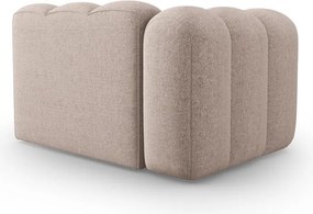 Béžový modul pohovky (ľavý roh) Lupine – Micadoni Home